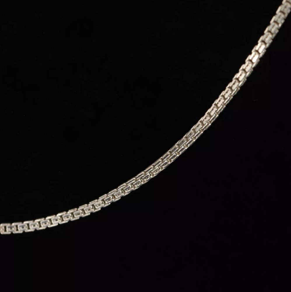 Nicky Butler Sterling Silver 925 Box Chain Designer Signed NB Necklace 24" NWT - Picture 6 of 16